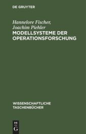 book Modellsysteme der Operationsforschung: Ein Beitrag zur Theorie