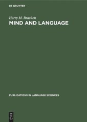 book Mind and language: Essays on Descartes and Chomsky