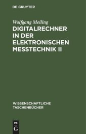 book Digitalrechner in der elektronischen Meßtechnik II