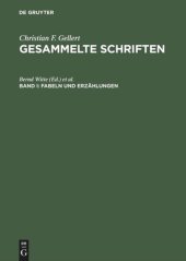 book Gesammelte Schriften: Band I Fabeln und Erzählungen