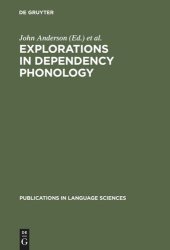 book Explorations in Dependency Phonology