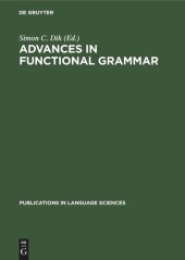 book Advances in Functional Grammar