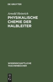 book Physikalische Chemie der Halbleiter