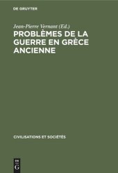 book Problèmes de la guerre en Grèce ancienne