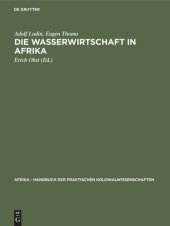 book Die Wasserwirtschaft in Afrika