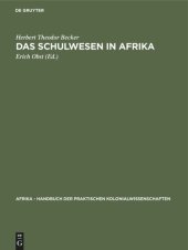 book Das Schulwesen in Afrika