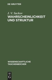 book Wahrscheinlichkeit und Struktur