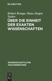 book Über die Einheit der exakten Wissenschaften