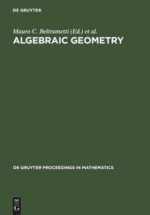 book Algebraic Geometry: A Volume in Memory of Paolo Francia