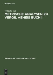 book Metrische Analysen zu Vergil Aeneis Buch I