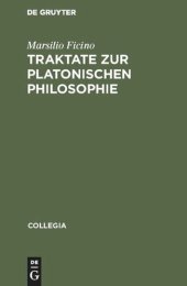 book Traktate zur Platonischen Philosophie