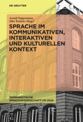 book Sprache im kommunikativen, interaktiven und kulturellen Kontext