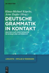 book Deutsche Grammatik in Kontakt: Deutsch als Zweitsprache in Schule und Unterricht