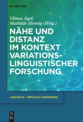 book Nähe und Distanz im Kontext variationslinguistischer Forschung