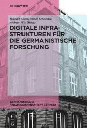 book Digitale Infrastrukturen für die germanistische Forschung