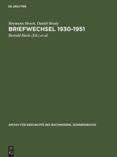 book Briefwechsel 1930-1951