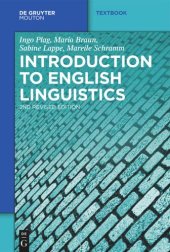 book Introduction to English Linguistics