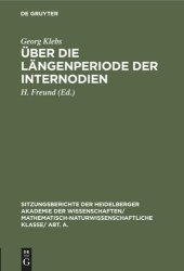 book Über die Längenperiode der Internodien