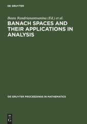 book Banach Spaces and their Applications in Analysis: In Honor of Nigel Kalton's 60th Birthday