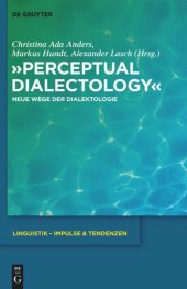 book "Perceptual Dialectology": Neue Wege der Dialektologie