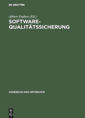 book Software-Qualitätssicherung: Konstruktive und analytische Maßnahmen