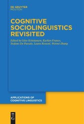 book Cognitive Sociolinguistics Revisited