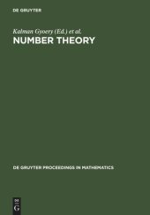 book Number Theory: Diophantine, Computational and Algebraic Aspects. Proceedings of the International Conference held in Eger, Hungary, July 29-August 2, 1996