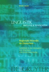 book Regionale Prosodie im Deutschen: Variabilität in der Intonation von Abschluss und Weiterweisung