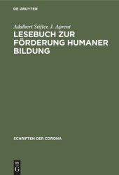 book Lesebuch zur Förderung Humaner Bildung