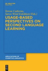 book Usage-Based Perspectives on Second Language Learning