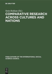 book Comparative Research across Cultures and Nations