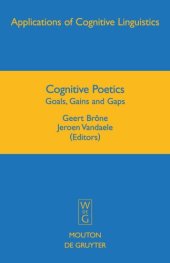 book Cognitive Poetics: Goals, Gains and Gaps