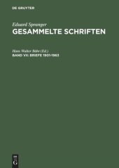 book Gesammelte Schriften: Band VII Briefe 1901–1963