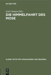 book Die Himmelfahrt des Mose