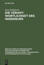 book Die Verantwortlichkeit des Ingenieurs