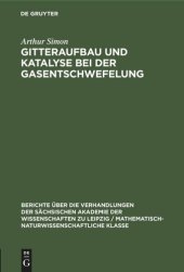 book Gitteraufbau und Katalyse bei der Gasentschwefelung