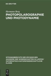 book Photopolarographie und Photodynamie