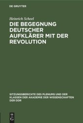 book Die Begegnung deutscher Aufklärer mit der Revolution