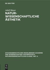 book Naturwissenschaftliche Ästhetik