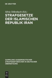 book Strafgesetze der Islamischen Republik Iran