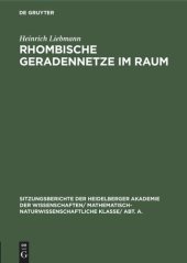 book Rhombische Geradennetze im Raum