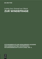 book Zur Windefrage