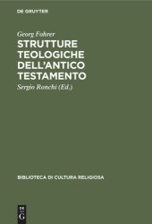 book Strutture teologiche dell’Antico Testamento