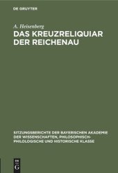 book Das Kreuzreliquiar der Reichenau