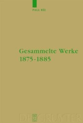 book Gesammelte Werke 1875-1885