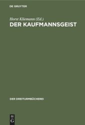 book Der Kaufmannsgeist: In literarischen Zeugnissen