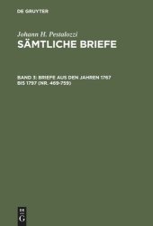 book Sämtliche Briefe: Band 3 Briefe aus den Jahren 1767 bis 1797 (Nr. 469-759)