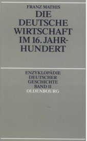 book Die deutsche Wirtschaft im 16. Jahrhundert