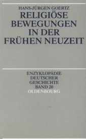 book Religiöse Bewegungen in der Frühen Neuzeit