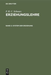 book Erziehungslehre: Band 2 System der Erziehung